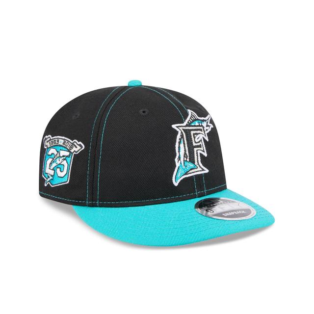 Miami Marlins Thunder Crown Retro Crown 9FIFTY Snapback Hat Male Product Image