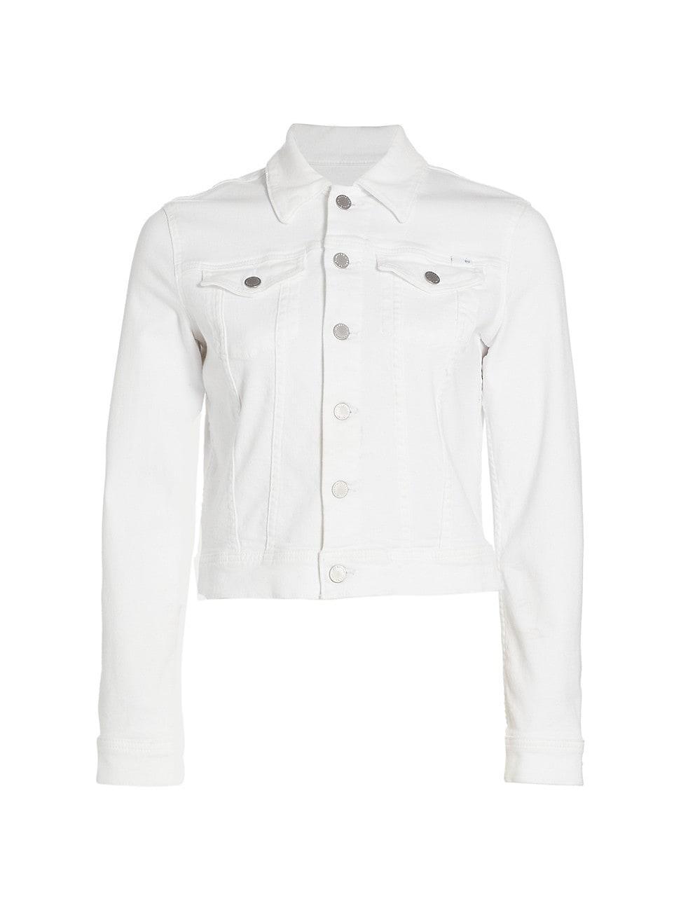 Womens Robyn Cotton-Blend Denim Jacket Product Image