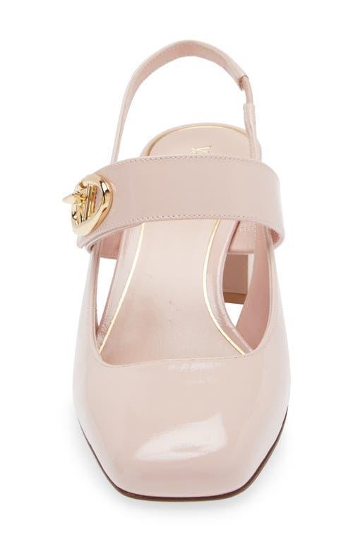 VALENTINO GARAVANI Vlogo Slingback Pump In Pink Product Image