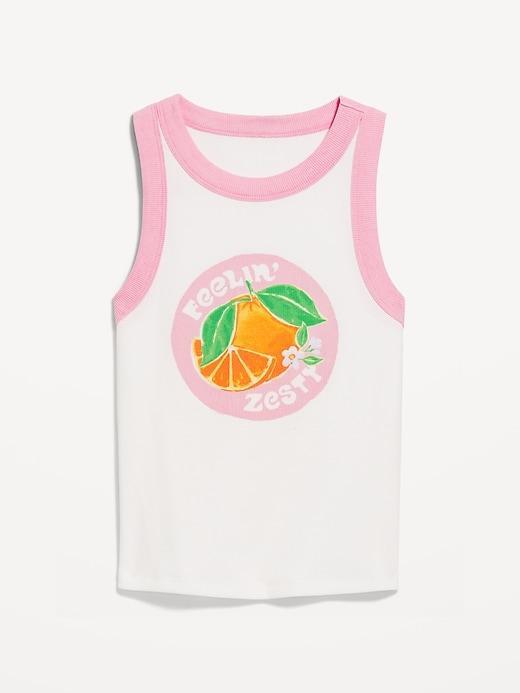 Graphic Crop Tank Top Product Image