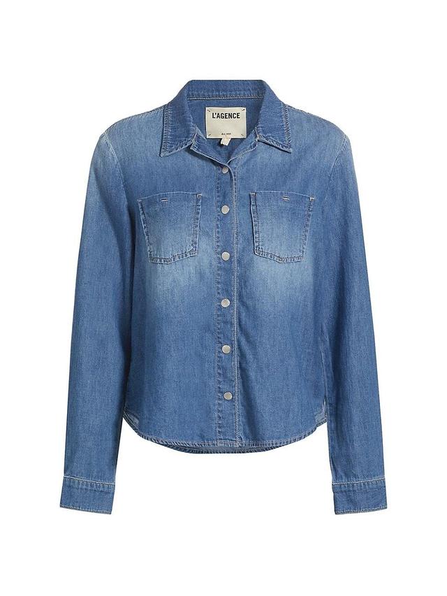 Womens Isla Denim Shirt Product Image