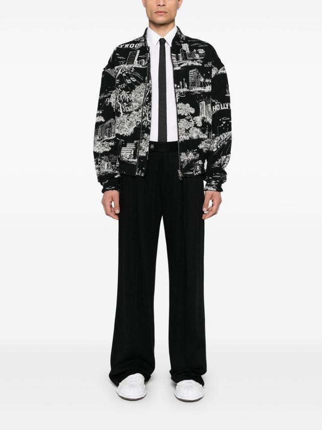 La Landmark Bomber Jacket In Multicolor Product Image