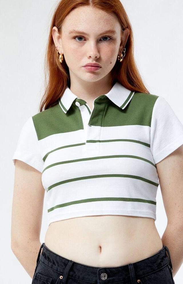 Women's Sporty Polo Top Product Image