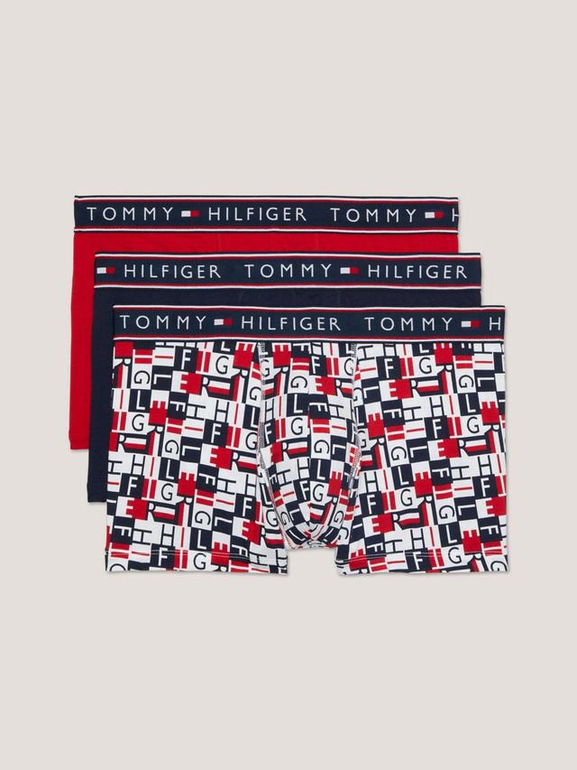 Tommy Hilfiger Men's Cotton Stretch Trunk 3-Pack Product Image