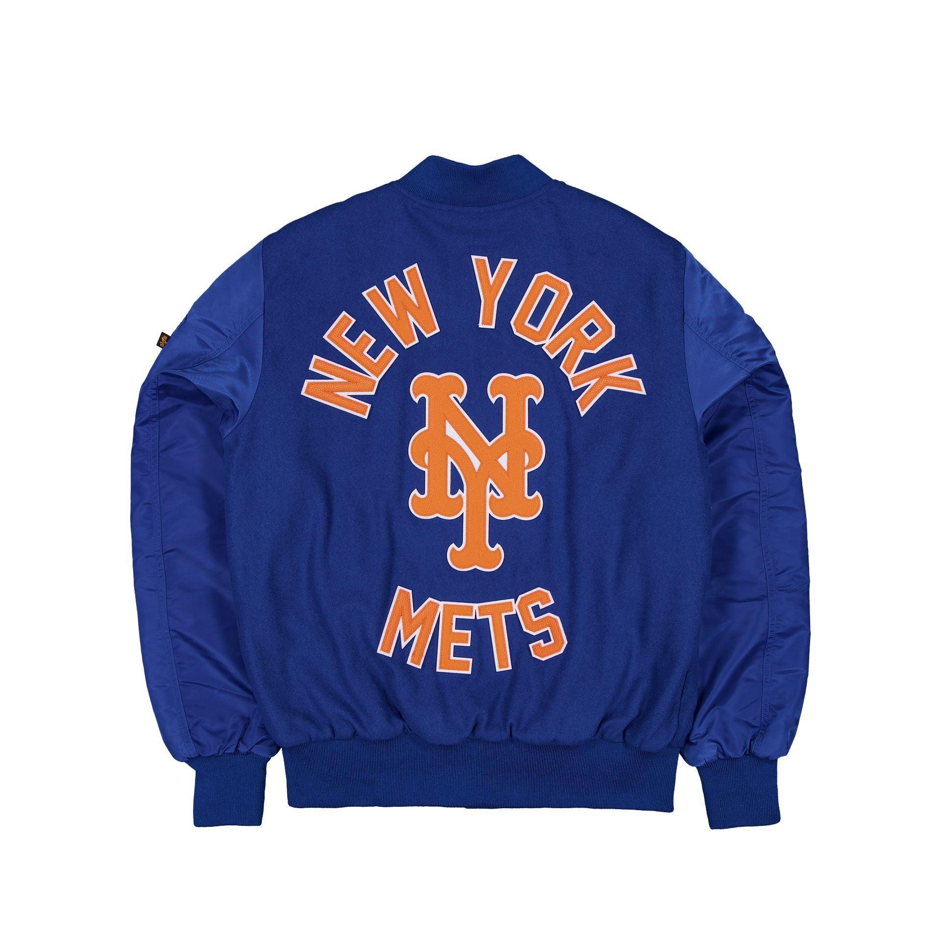 Alpha Industries x New York Mets MA-1 Wool Varsity Jacket Male Product Image