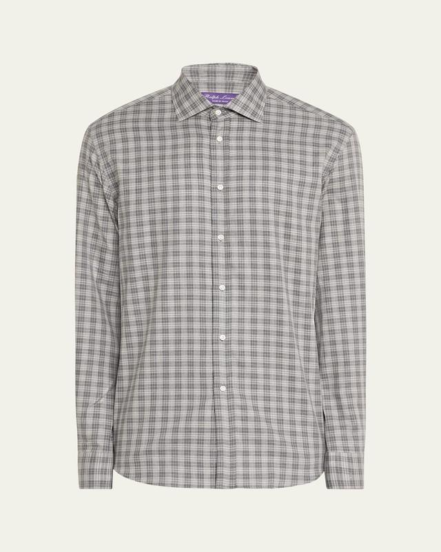 Mens Cooper Micro-Herringbone Sport Shirt Product Image