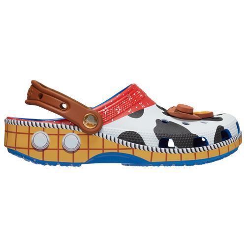 Crocs Boys Crocs Toy Story Woody Classic Clogs - Boys Grade School Shoes White/Black/Brown Product Image