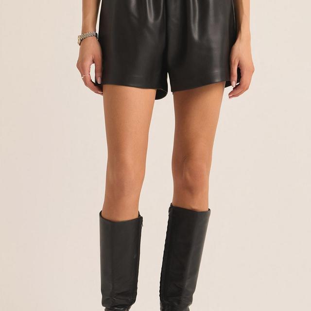 Tia Faux Leather Short Product Image