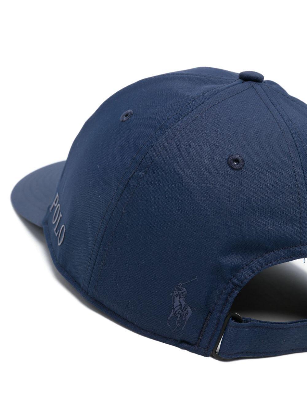 POLO RALPH LAUREN Polo Pony-print Cap In Blue Product Image