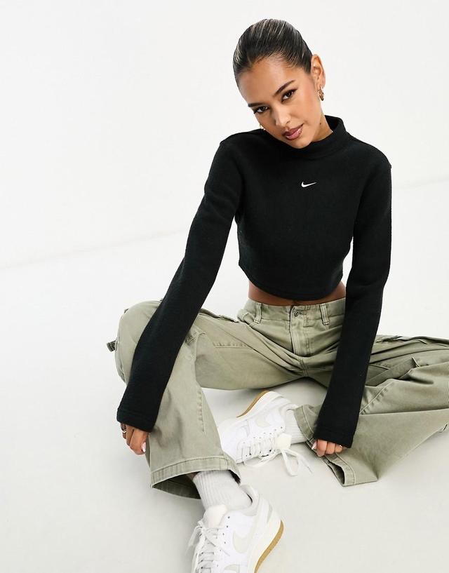 Nike Sportswear Cozy Long Sleeve Crop Top Product Image