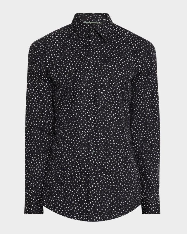 Men's Hank Geometric-Print Dress Shirt Product Image