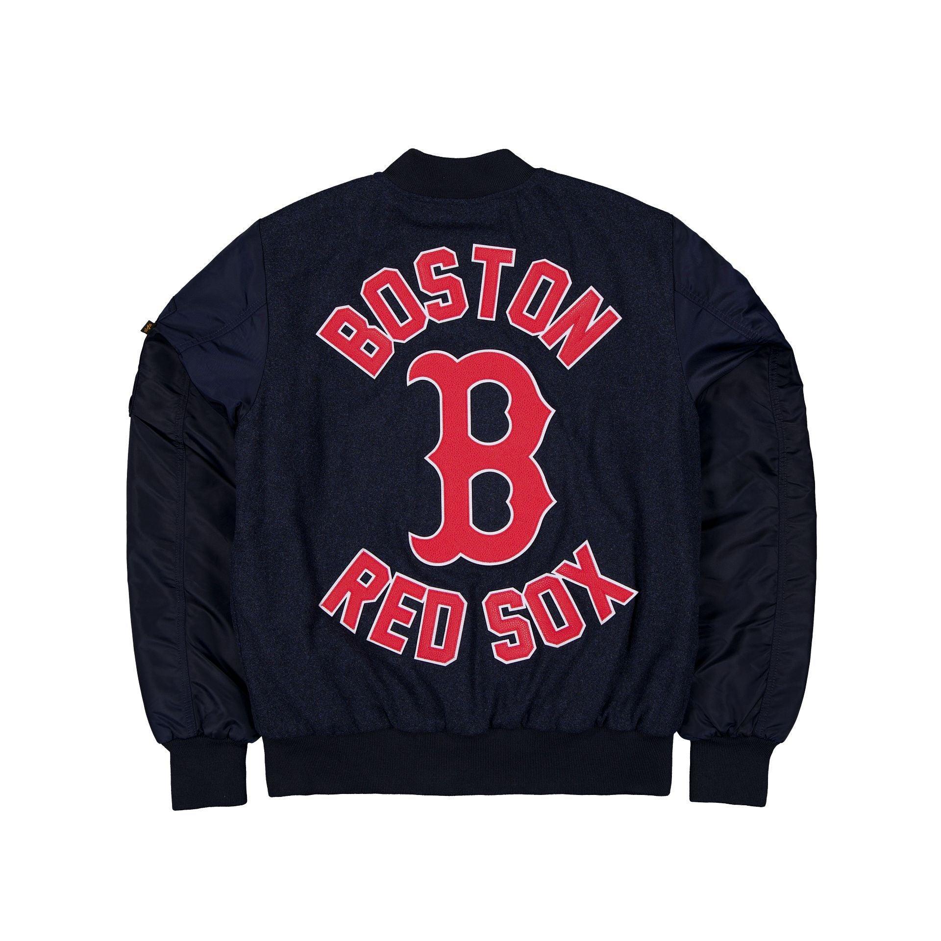 Alpha Industries x Boston Red Sox MA-1 Wool Varsity Jacket Male Product Image