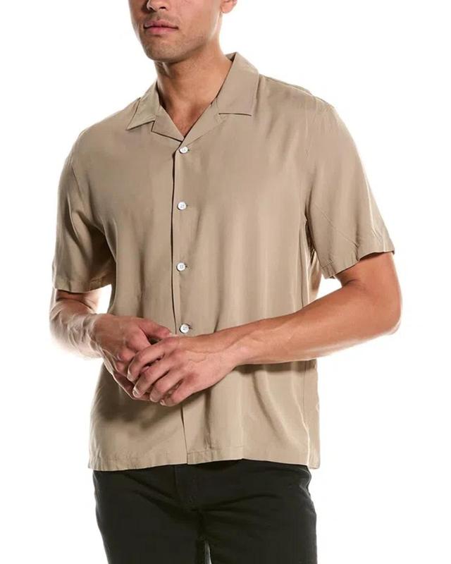 Beige Avery Shirt In Grey Product Image