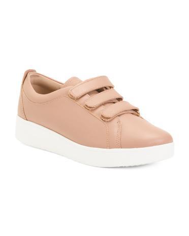 Rally Quick Stick Fastening Leather Sneakers for Women | Leather/Man-Made Sole Product Image