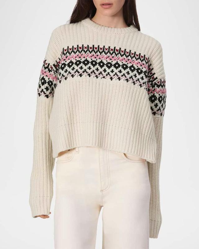 Leigh Fair Isle Crewneck Sweater Product Image