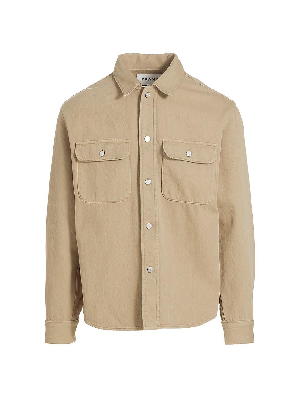 Mens Cotton Terry Overshirt Product Image