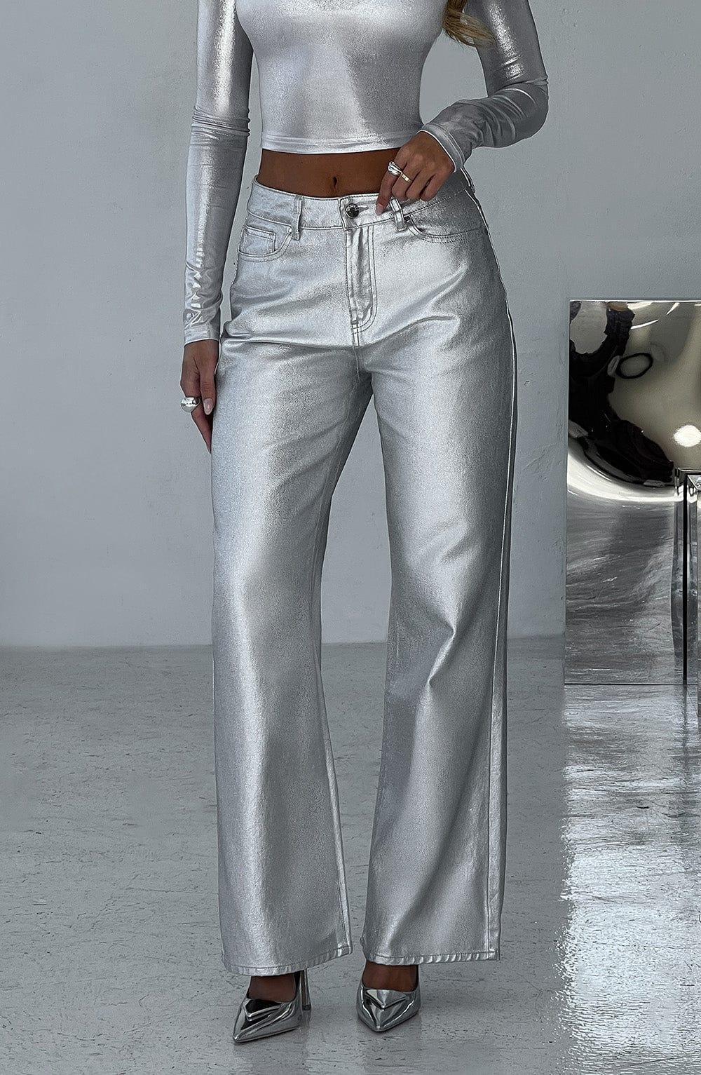 Cassidy Pant - Silver product image