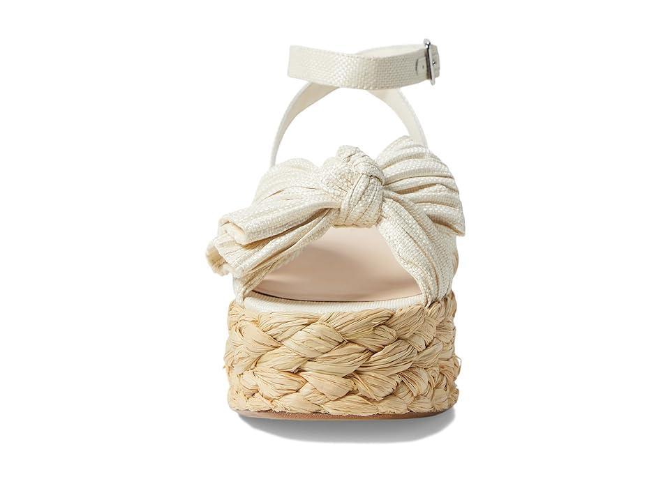 Womens Gaby 70MM Bow-Detailed Raffia Flatform Espadrille Sandals Product Image