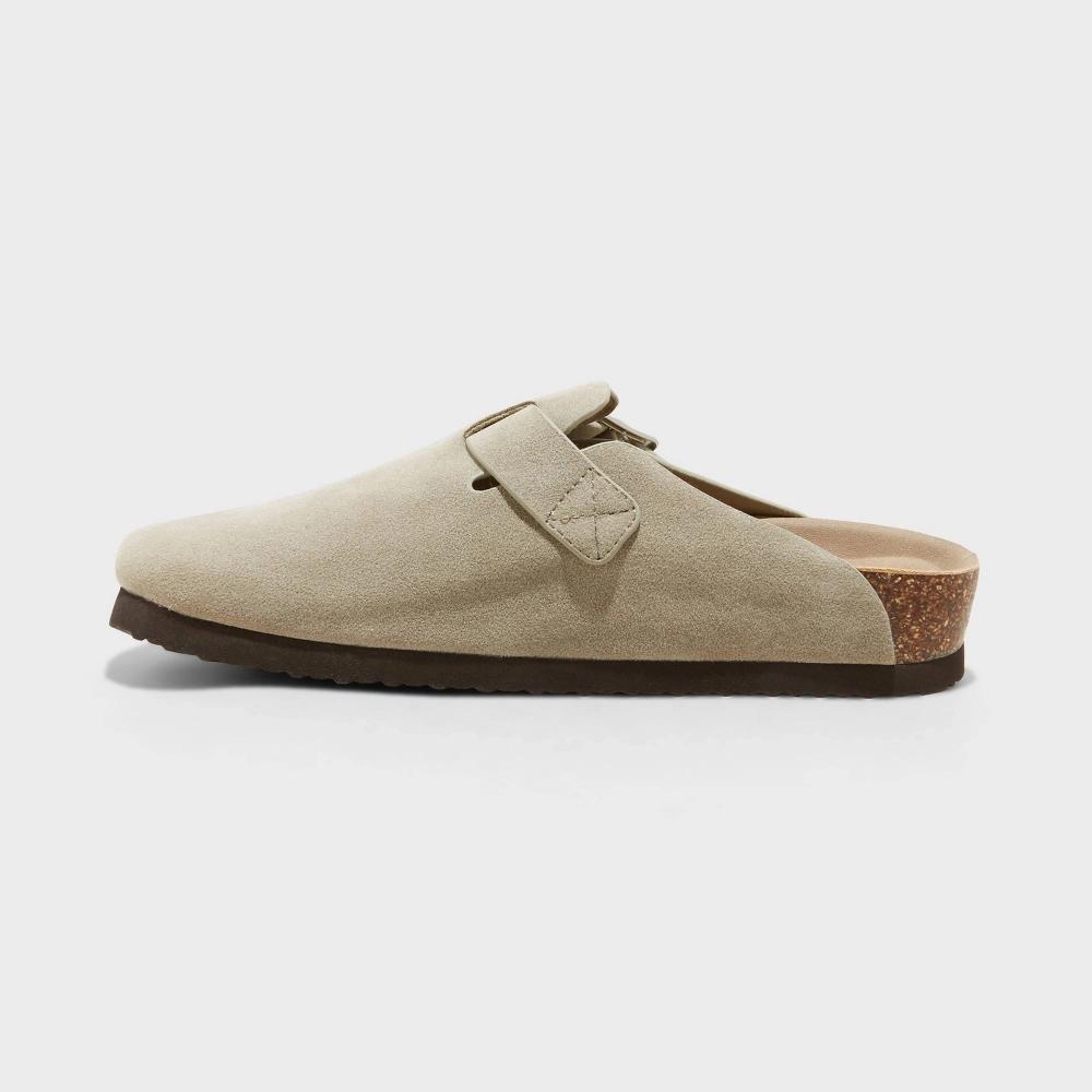 Women's Betsy Clog Mule Flats - Universal Thread™ Taupe 9.5 Product Image