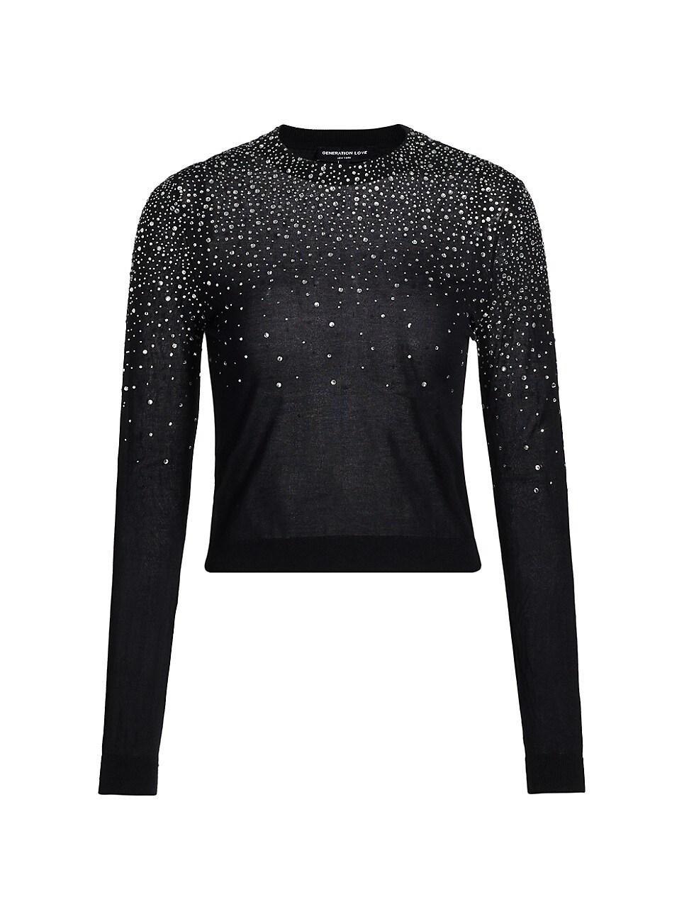 Womens Elsie Crystal Sweater product image