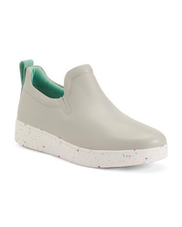 Leather Rally Speckle Sole Slip On Trainers for Women Product Image