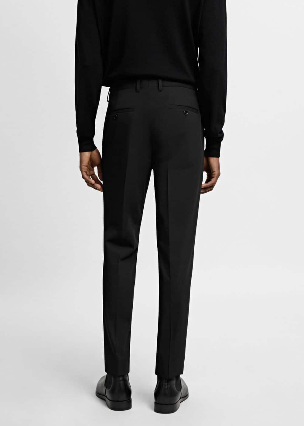 Mango Mens Stretch Fabric Super Slim-Fit Suit Pants Product Image