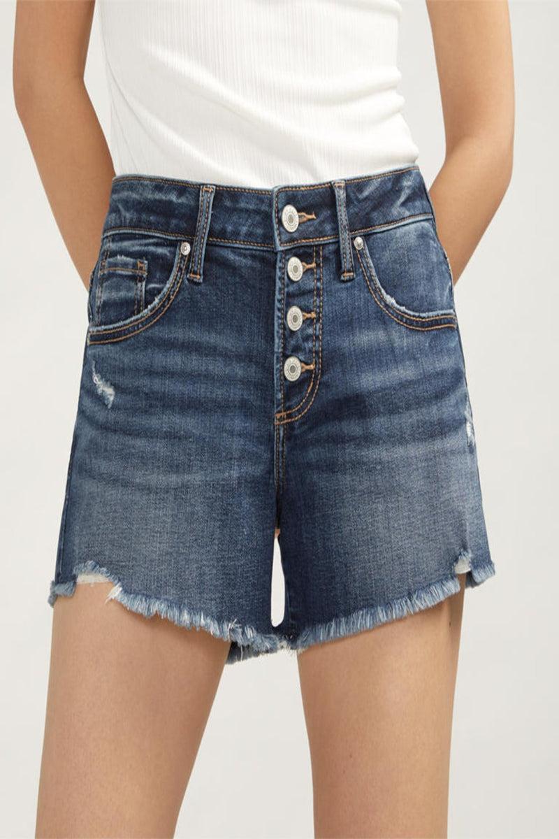 Boyfriend Mid Rise Shorts Product Image