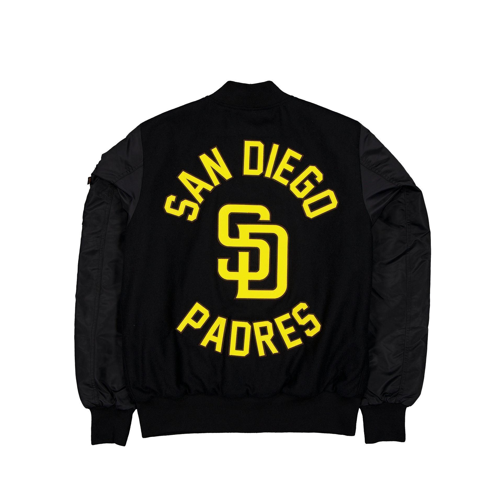 Alpha Industries x Los Angeles Dodgers MA-1 Wool Varsity Jacket Male Product Image