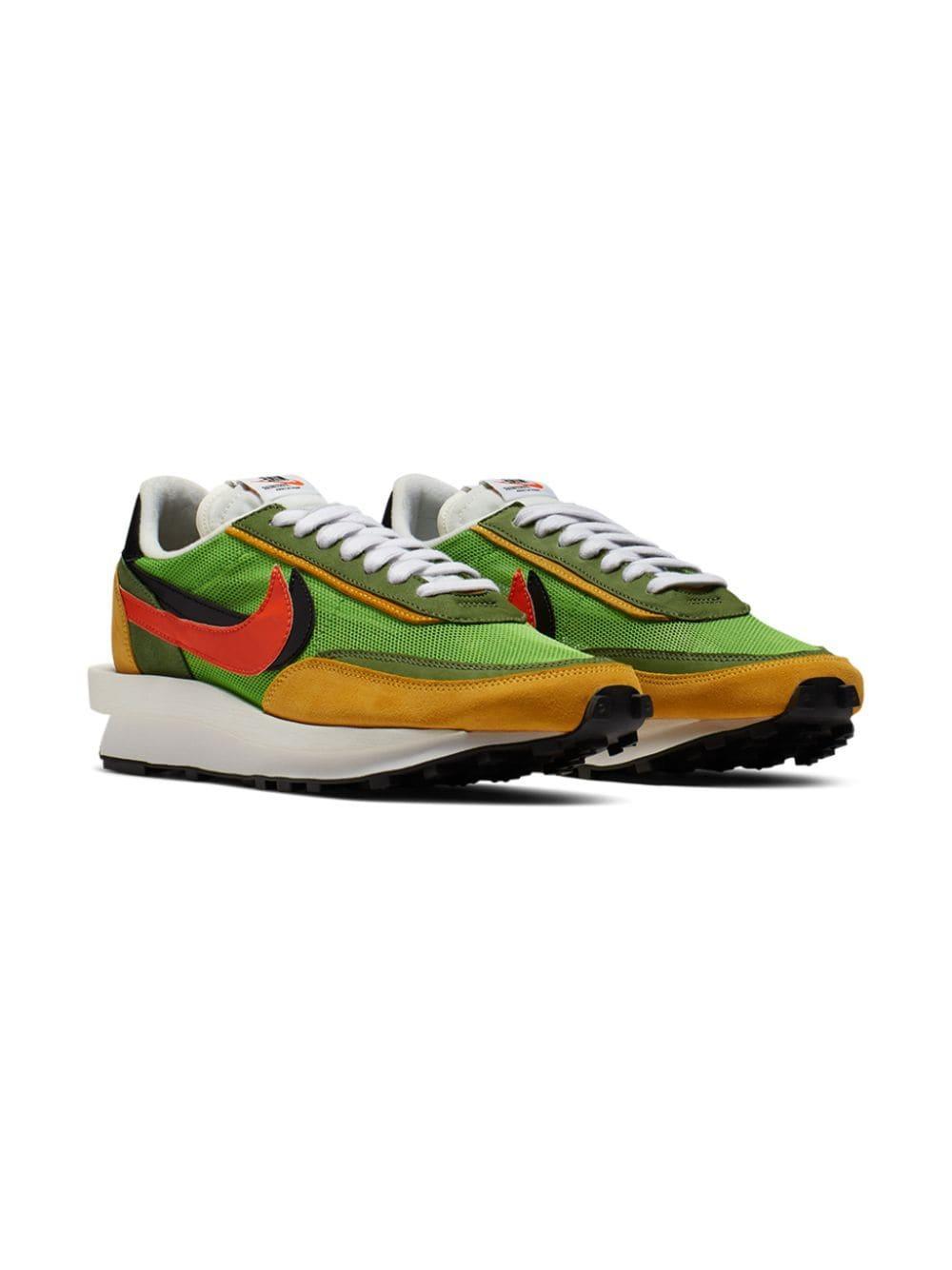 X Sacai Ldv Sneakers In Green Product Image