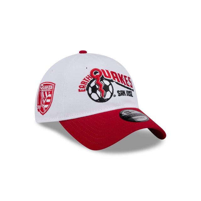 San Jose Earthquakes 2024 Jersey Hook 9TWENTY Adjustable Hat Male Product Image