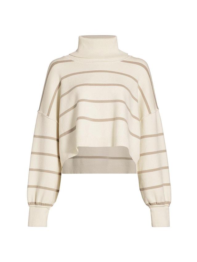 Free People Paulie Stripe Turtleneck Sweater Product Image