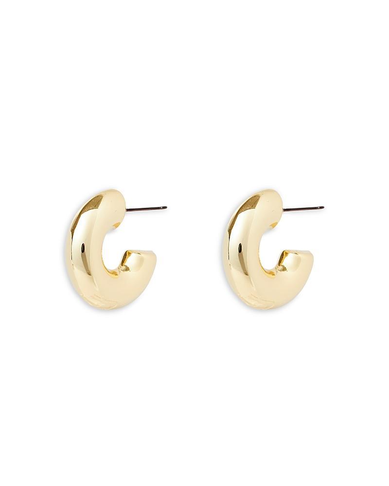 Lele Sadoughi Polished Chunky Huggie Hoop Earrings Product Image