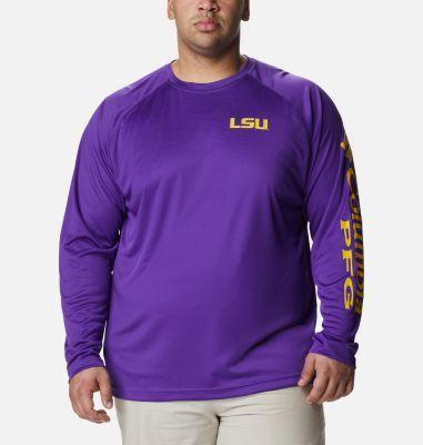 Columbia Men's Collegiate PFG Terminal Tackle Long Sleeve Shirt - Big - LSU- Product Image