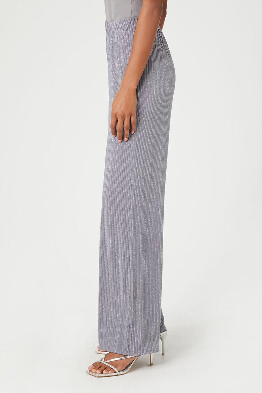 Metallic Wide-Leg Pants | Forever 21 Product Image