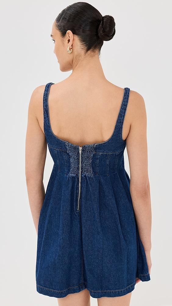 Reformation Violet Denim Mini Dress | Shopbop Product Image