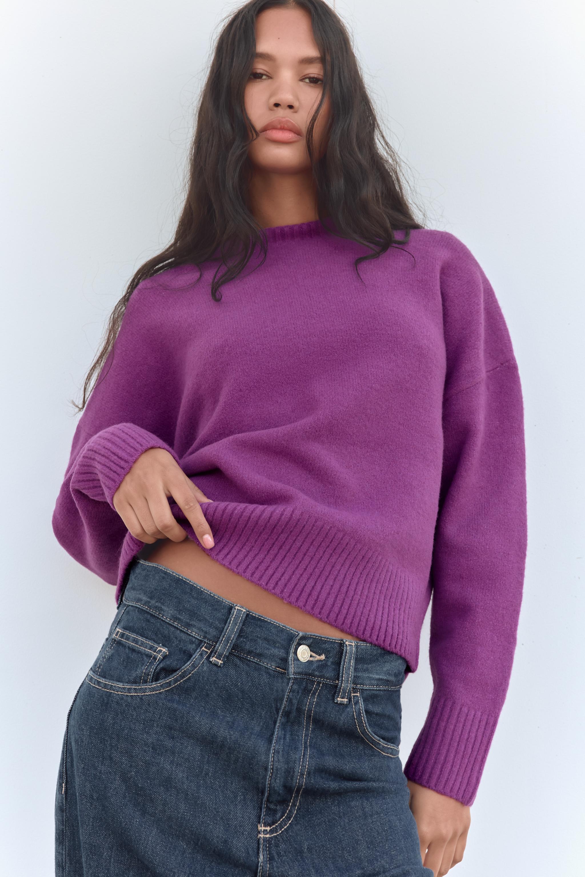 BASIC SOFT KNIT SWEATER Product Image