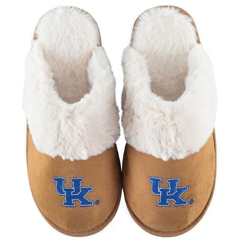 Womens ZooZatz Kentucky Wildcats Faux Fur Slippers Product Image