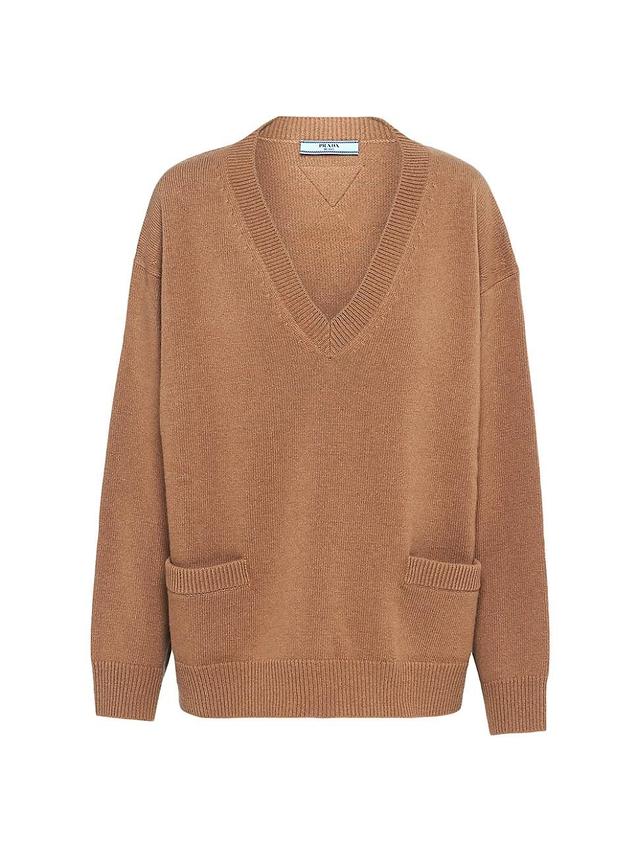 Womens Wool And Cashmere Sweater Product Image