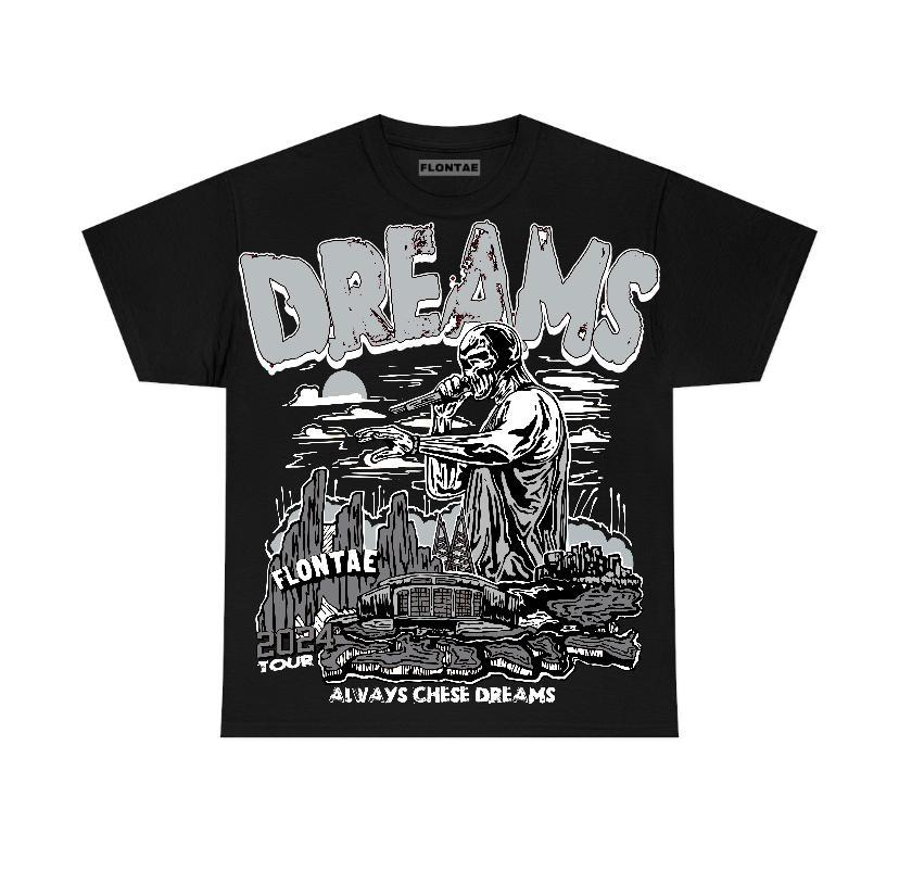 Wolf Grey 12s Flontae T-Shirt Always Chase Dreams Graphic Product Image