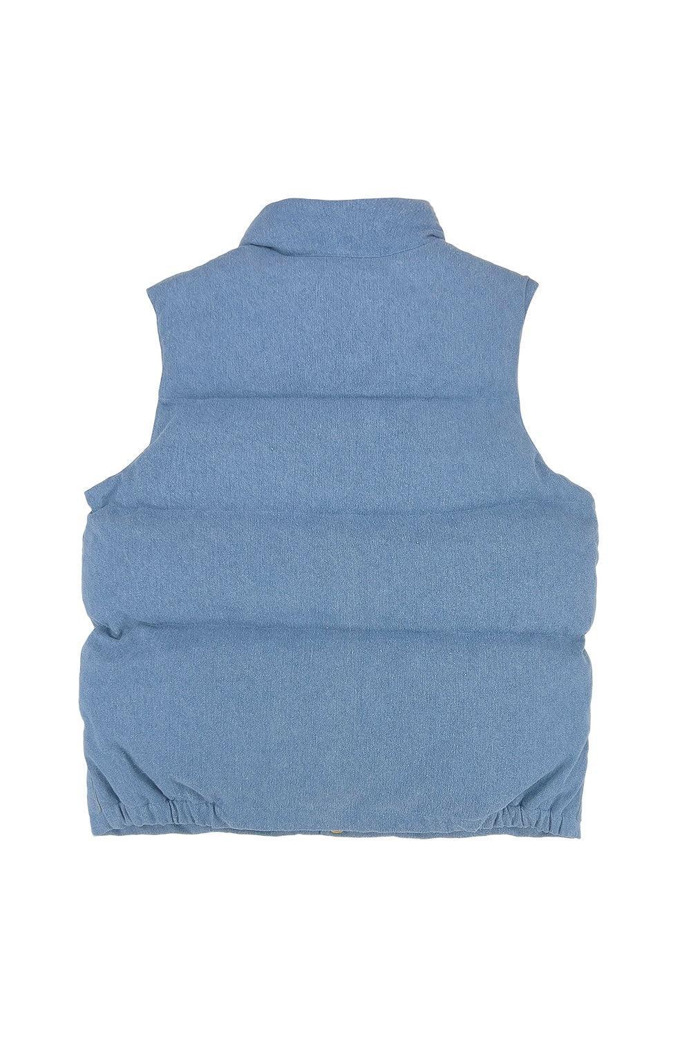 Hemp Denim Vest with Recycled Down Male Product Image