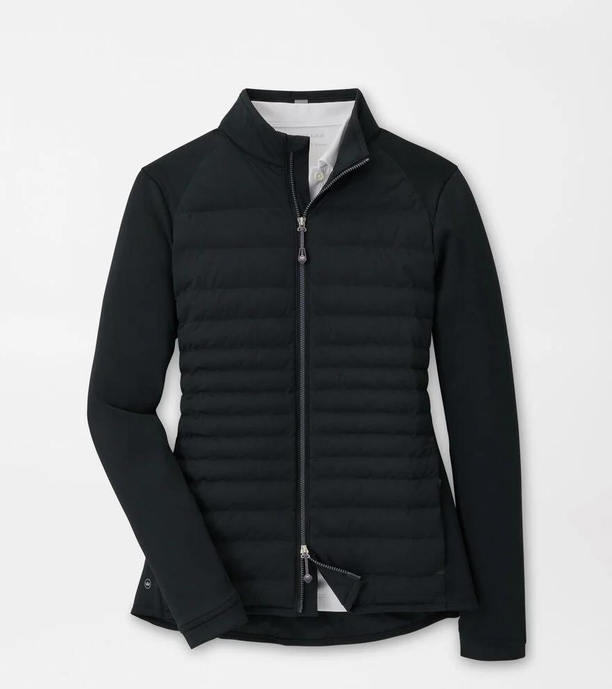 Peter Millar Womens Merge Hybrid Jacket | Color: Black | Size: XS Product Image