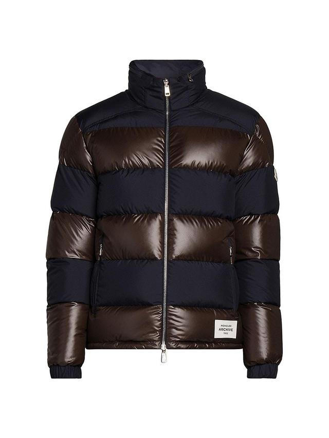 Mens Peclet Reversible Striped Down Jacket Product Image