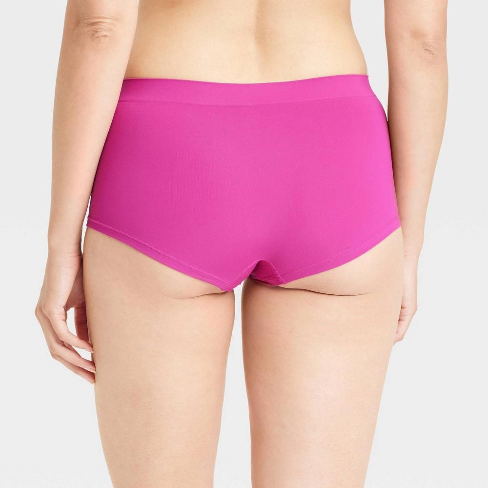 Women's Seamless Boy Shorts - Auden™ Springtime Pink S Product Image