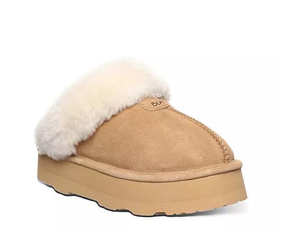 Bearpaw Retro Loki Womens Suede Platform Slippers Product Image