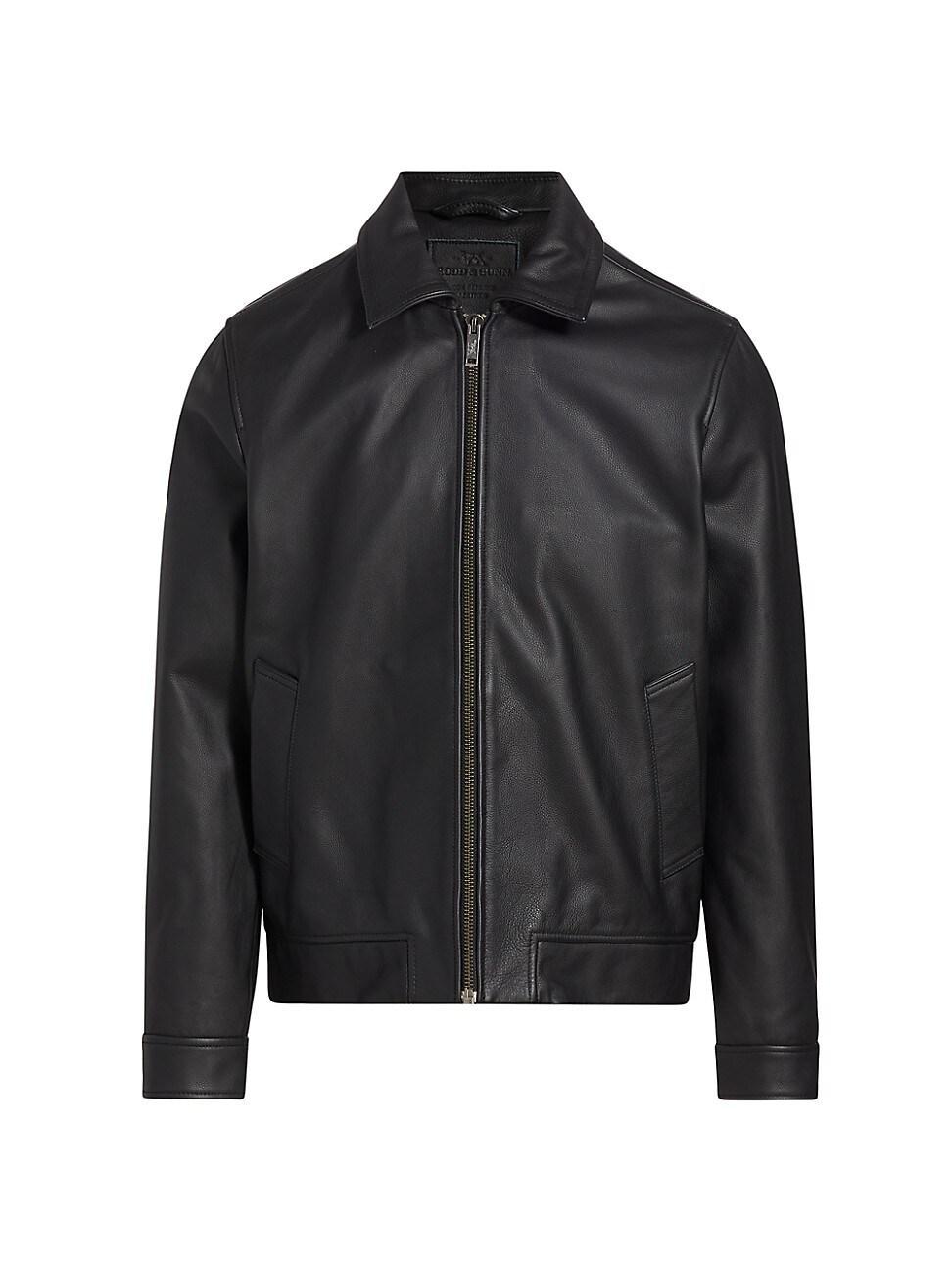 Mens Haymarket Bomber Jacket Product Image