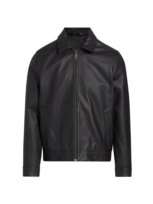 Mens Haymarket Bomber Jacket Product Image