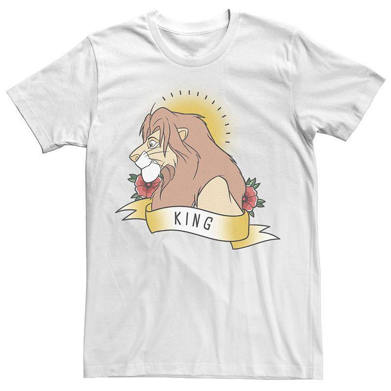 Mens Disneys The Lion King Simba King Tattoo Tee Product Image