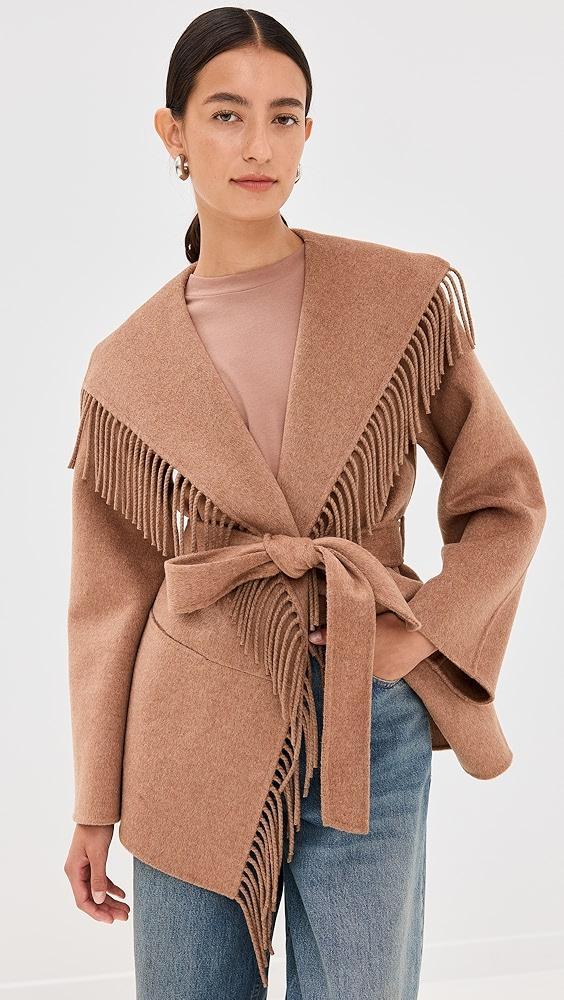 SIMKHAI Rowen Fringe Jacket | Shopbop Product Image