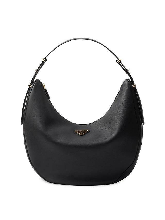 Womens Arqu Large Leather Shoulder Bag Product Image