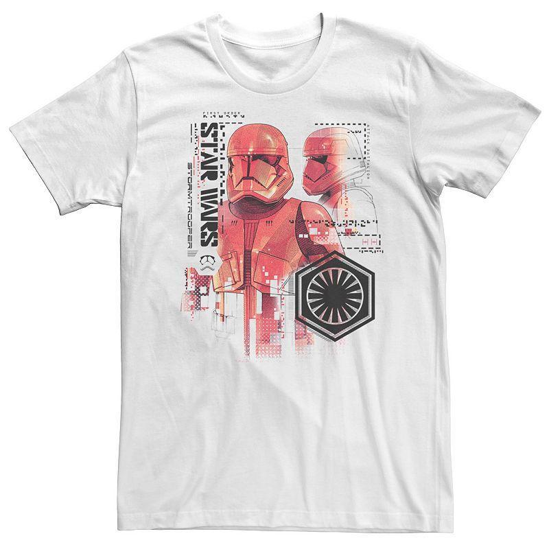 Mens Star Wars Red Trooper Schematic Tee Product Image